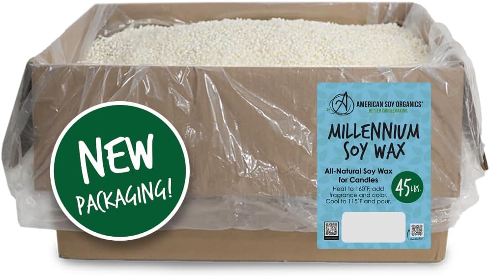 Millennium Soy Wax Beads - Paraffin-Free Candle Making Supplies