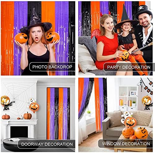 LOLStar 3 Pack Photo Booth Props Halloween Backdrop Curtains