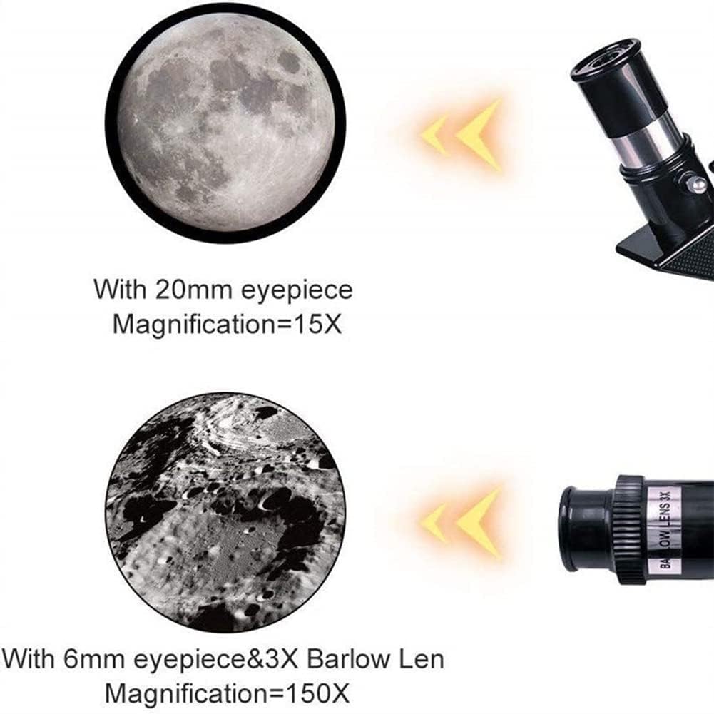 70mm Aperture Refractor Telescope with Smartphone Adapter for Kids and Adults