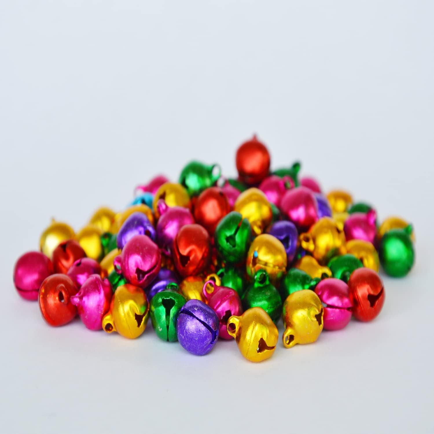 14 Inch Silver Mini Bell DIY Crafting Set 100pcs