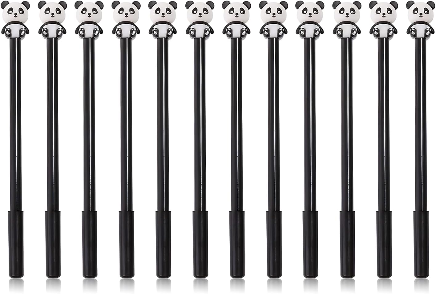 12Pcs Cute Panda Gel Pens for Kids and Adults