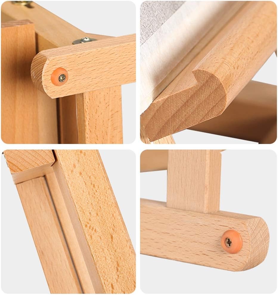 Portable Beech Wood Easel with Adjustable Height