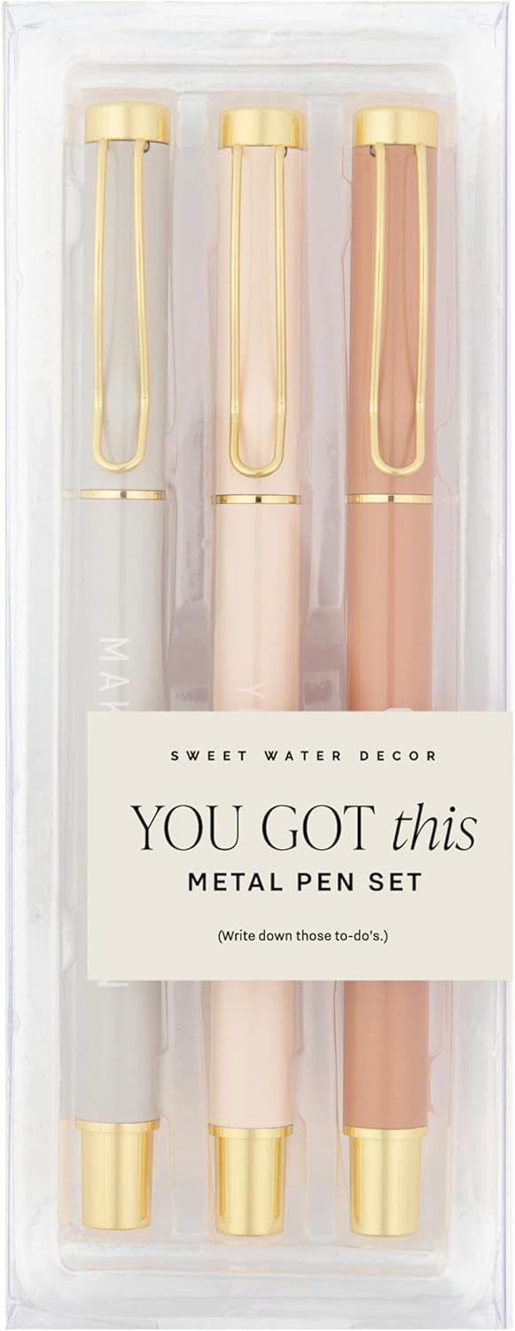 Sweet Water Decor You Got This Metal Pen Set
