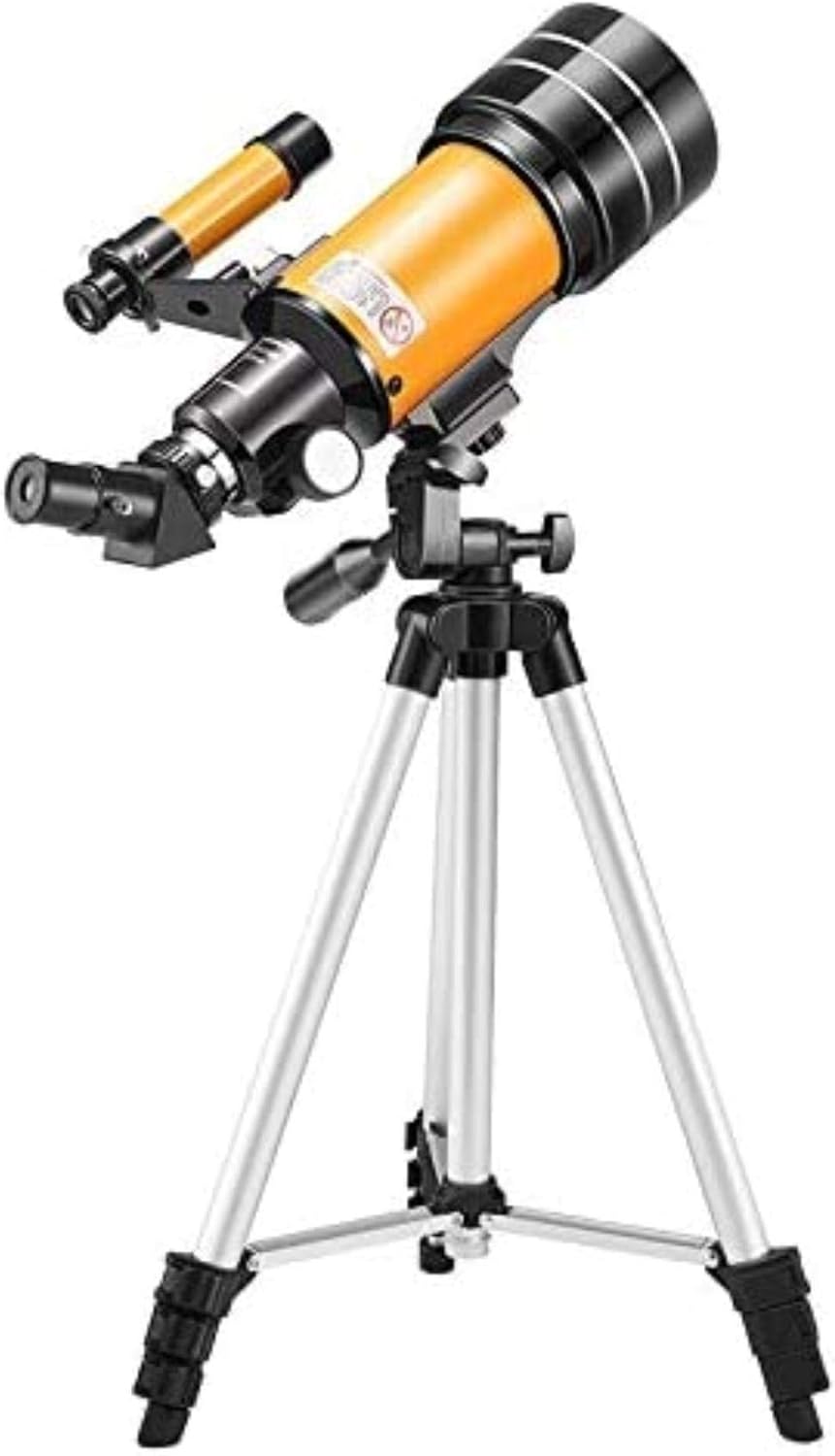 High-Definition Stargazing Refracting Telescope for Indoor Outdoor Use