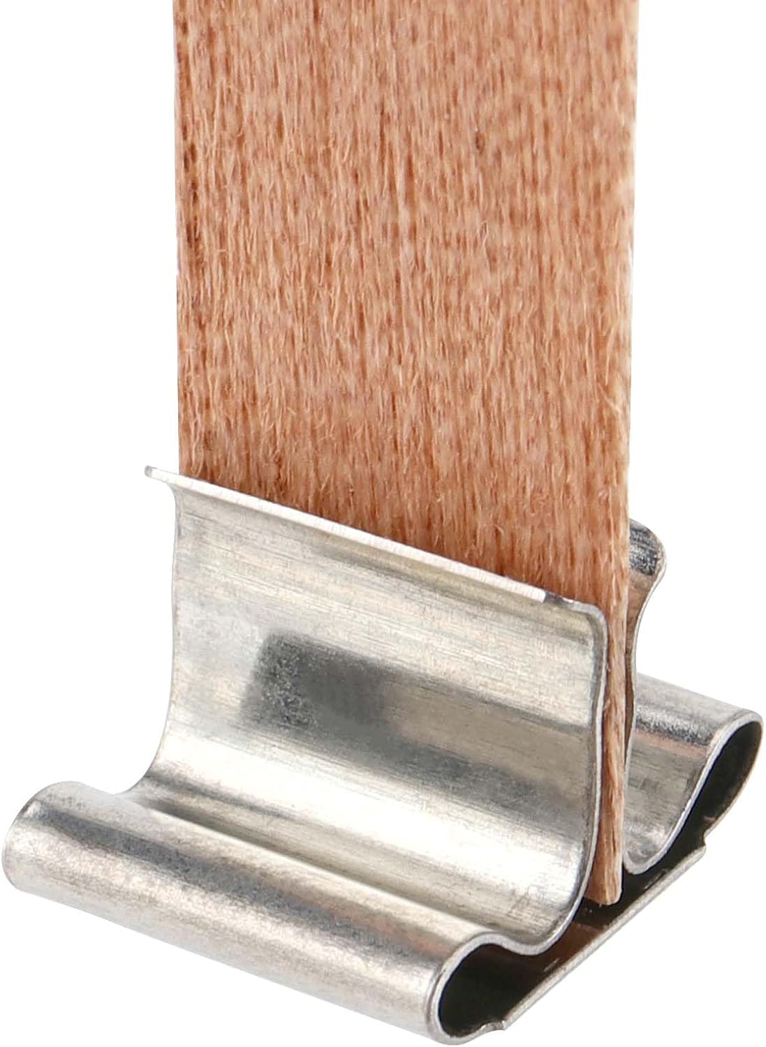 400 Pcs Wooden Candle Wicks with Iron Stand for DIY Candles