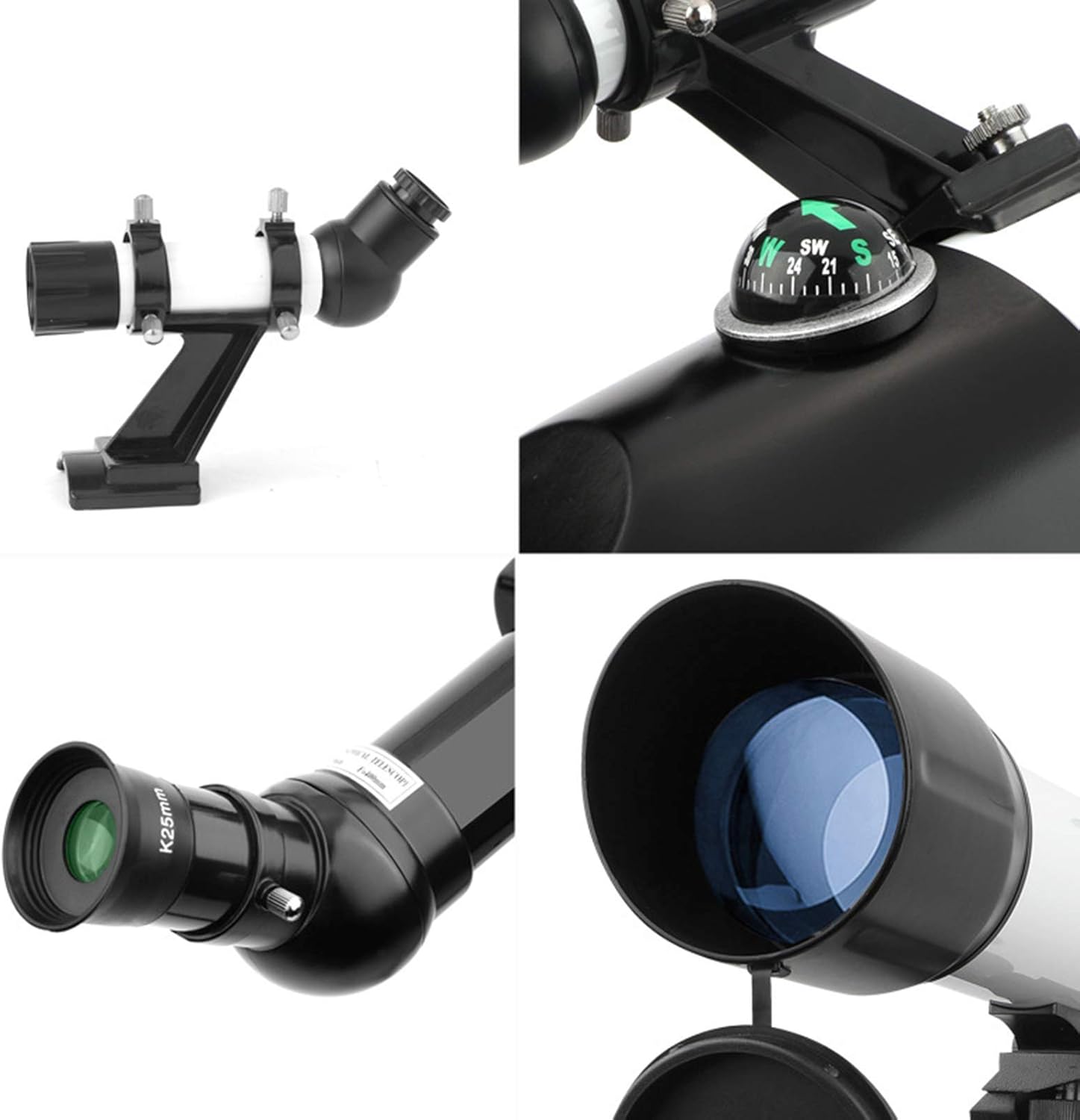 Beginner Telescope 60080mm Refractor with Tripod and Backpack