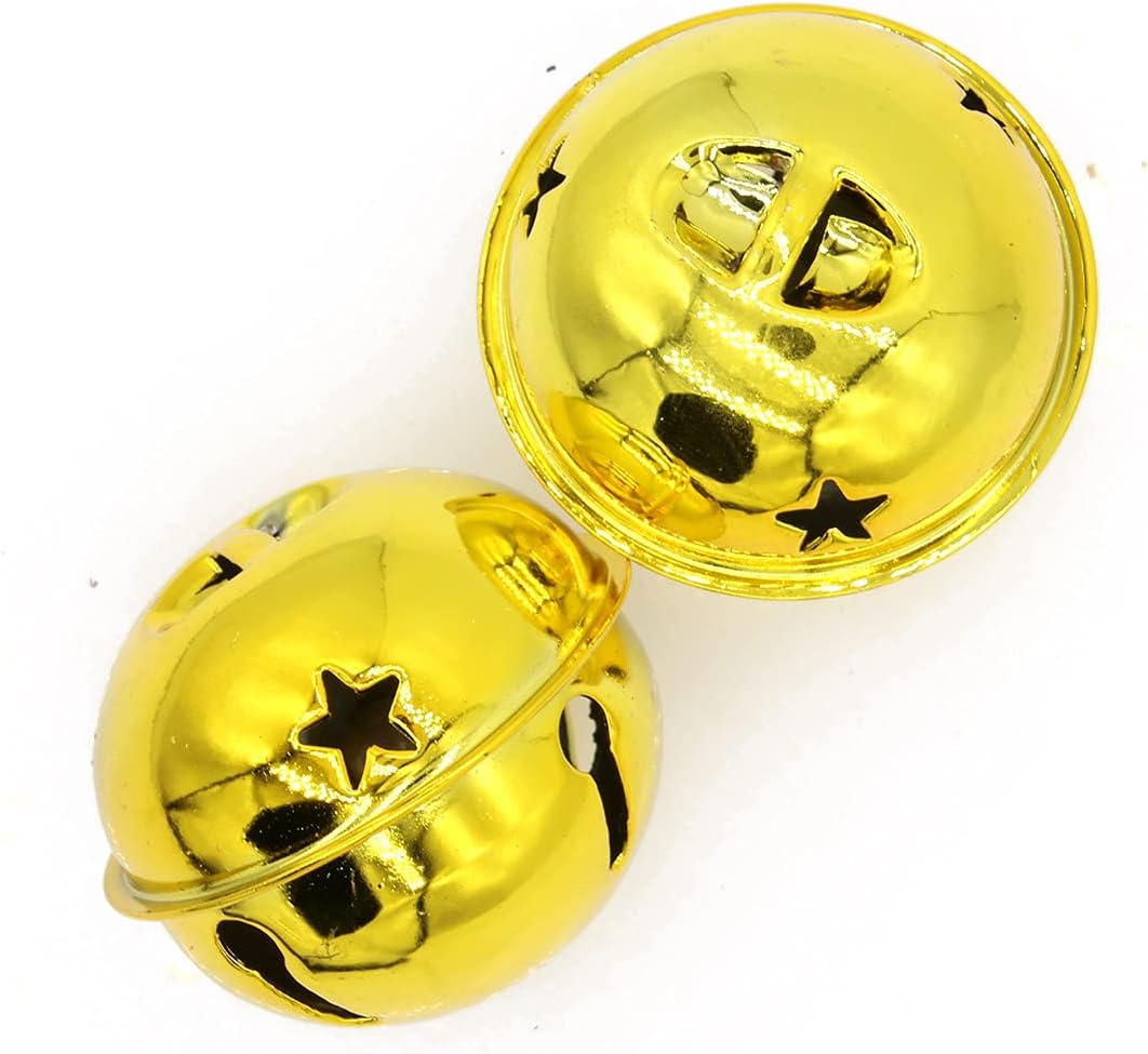 LXZ Decorative Round Bells in Gold