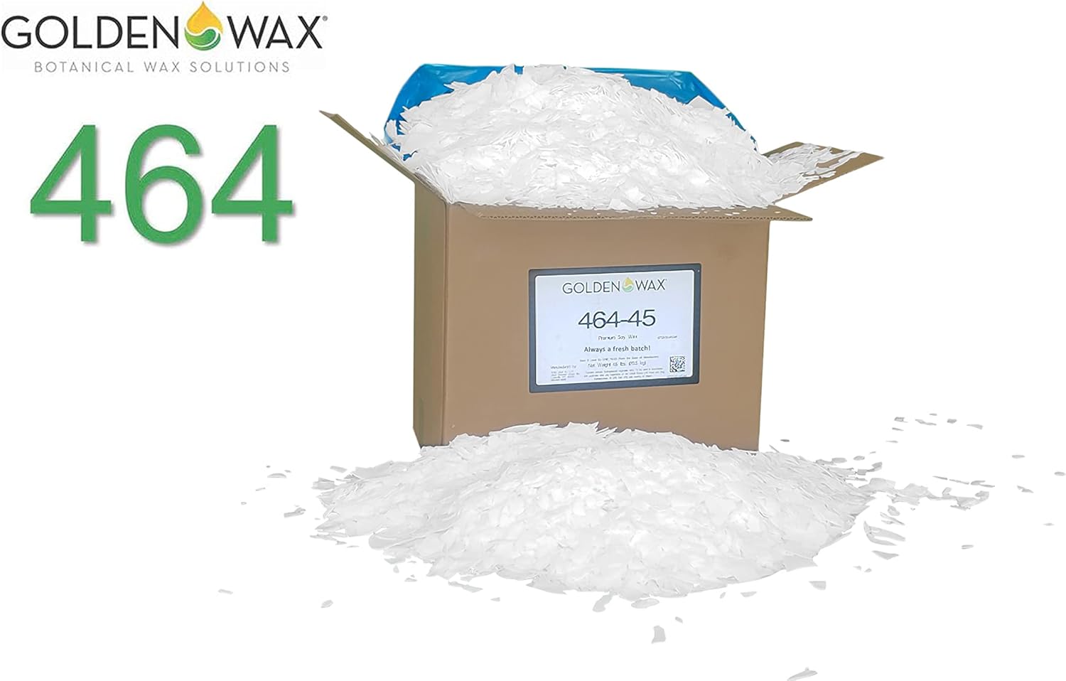Golden Brands 464 Soy Wax 45 lb Box