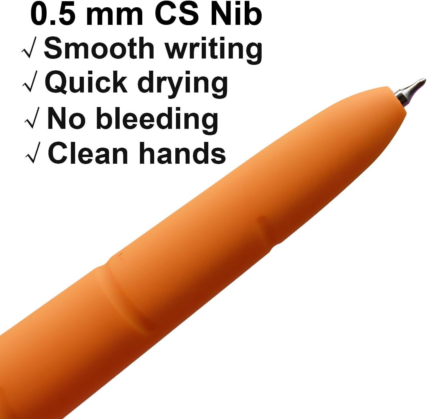Maydahui 8 Pcs Funny Screaming Carrot Gel Pens