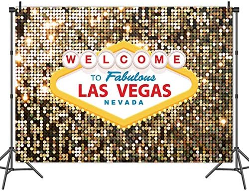 Fanghui Vegas Party Photo Backdrop 7x5ft Vinyl