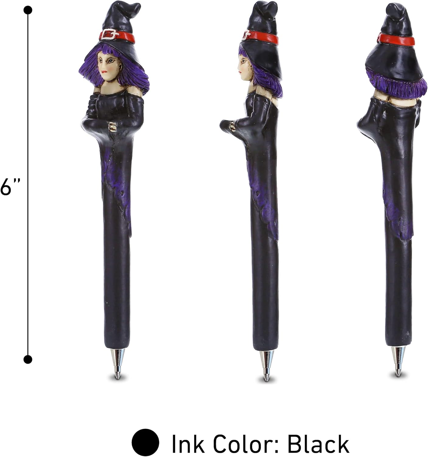 Spooky Witch Novelty Pen - Fun Kids and Adults Writing Instrument
