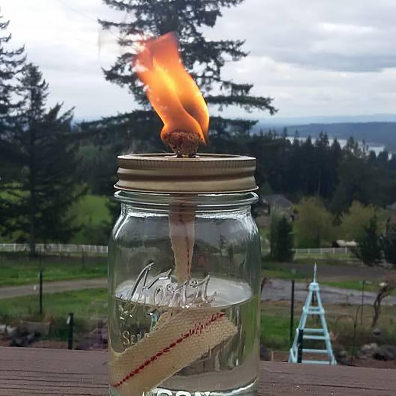 HAKZEON 2 Rolls 1 Inch Oil Lamp Wicks 33 Feet Long