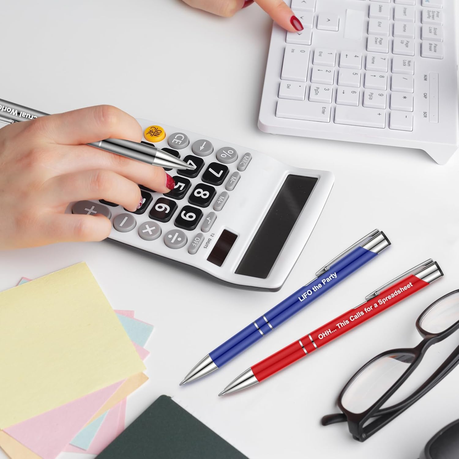 24 Pcs Funny Accountant Pens with Quotes