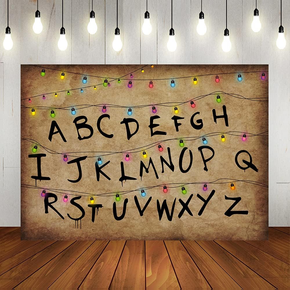 Lofaris Rustic Alphabet Backdrop for Photography