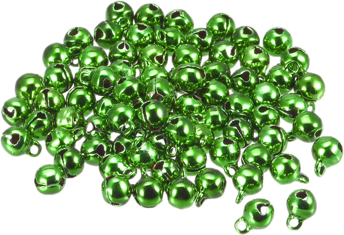 Uxcell Jingle Bells 14 Inch 48pcs Copper Green Craft Bells