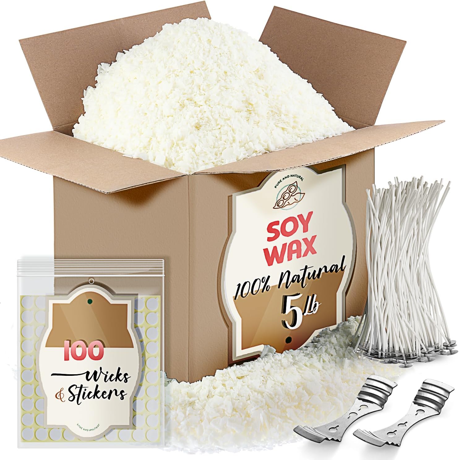 Etienne Alair 5 Lb Organic Soy Candle Wax Flakes