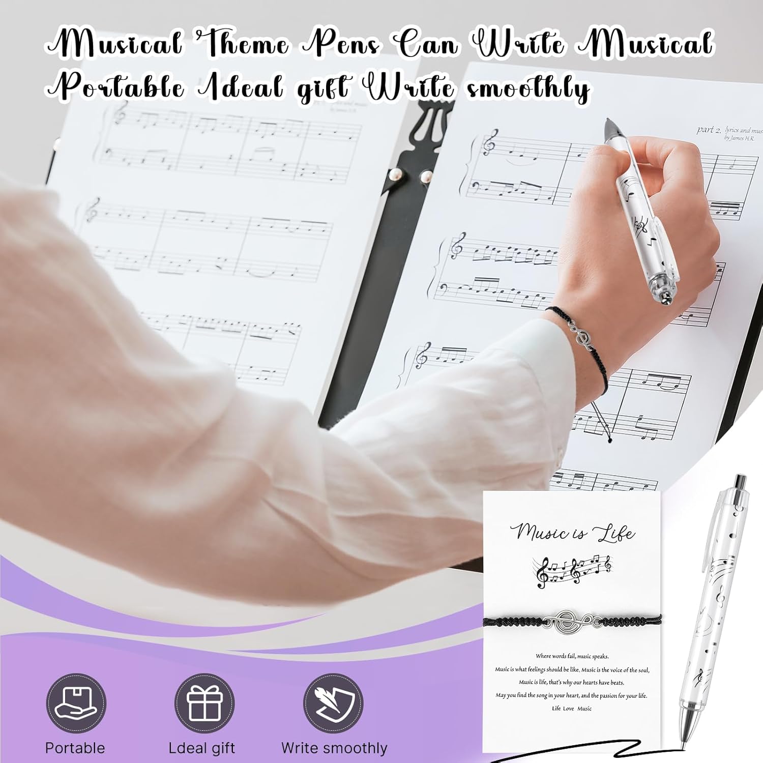 EYNDYN 24 Piece Music Gift Set for Men and Women