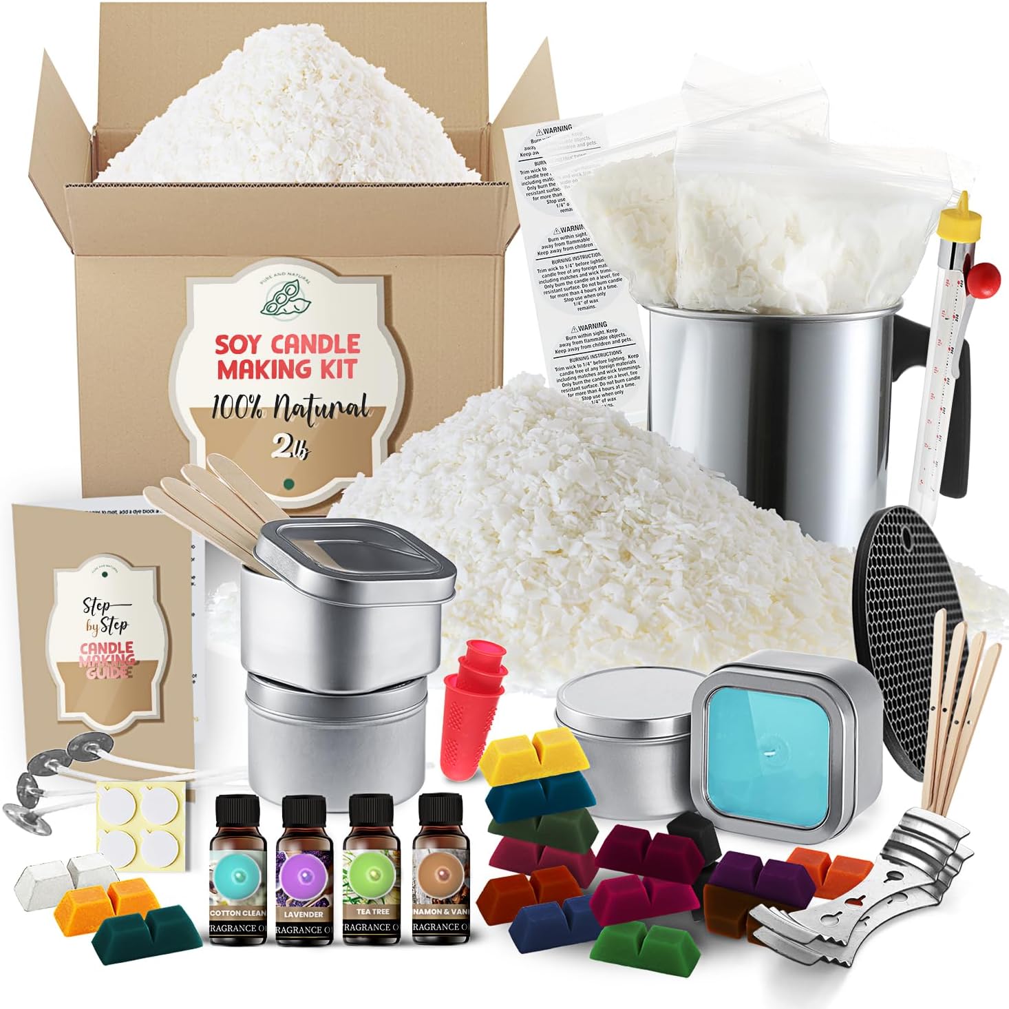 Soy Candle Making Kit for Adults and Kids