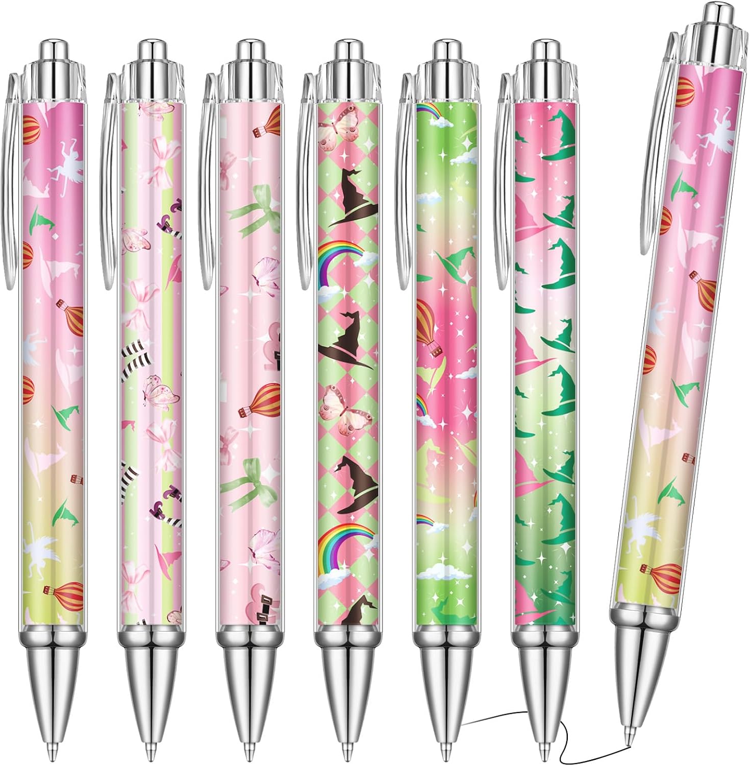 24 Pcs Witch Themed Ballpoint Pens Halloween Party Favors