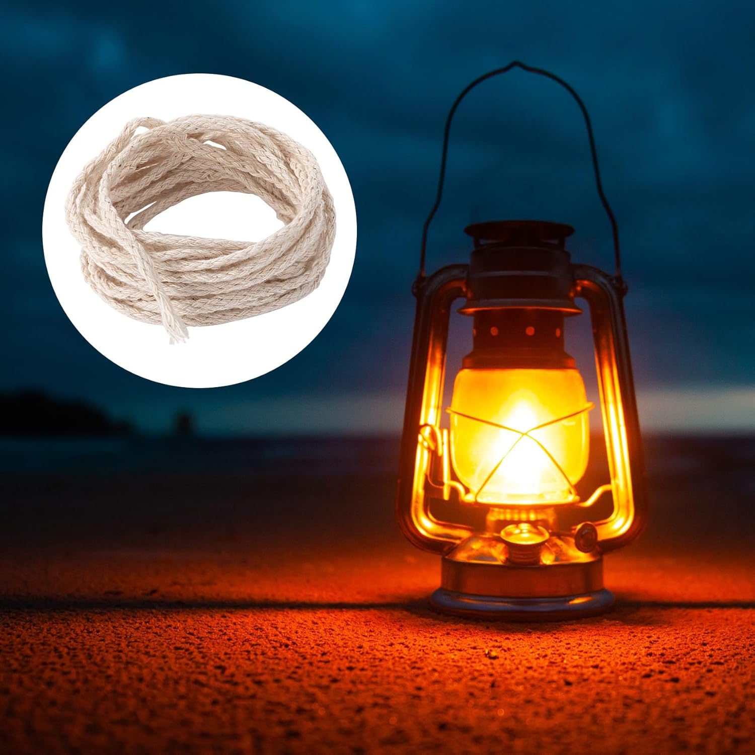 PAGOW 656 Feet Cream Candle Wicks Roll for DIY Crafts