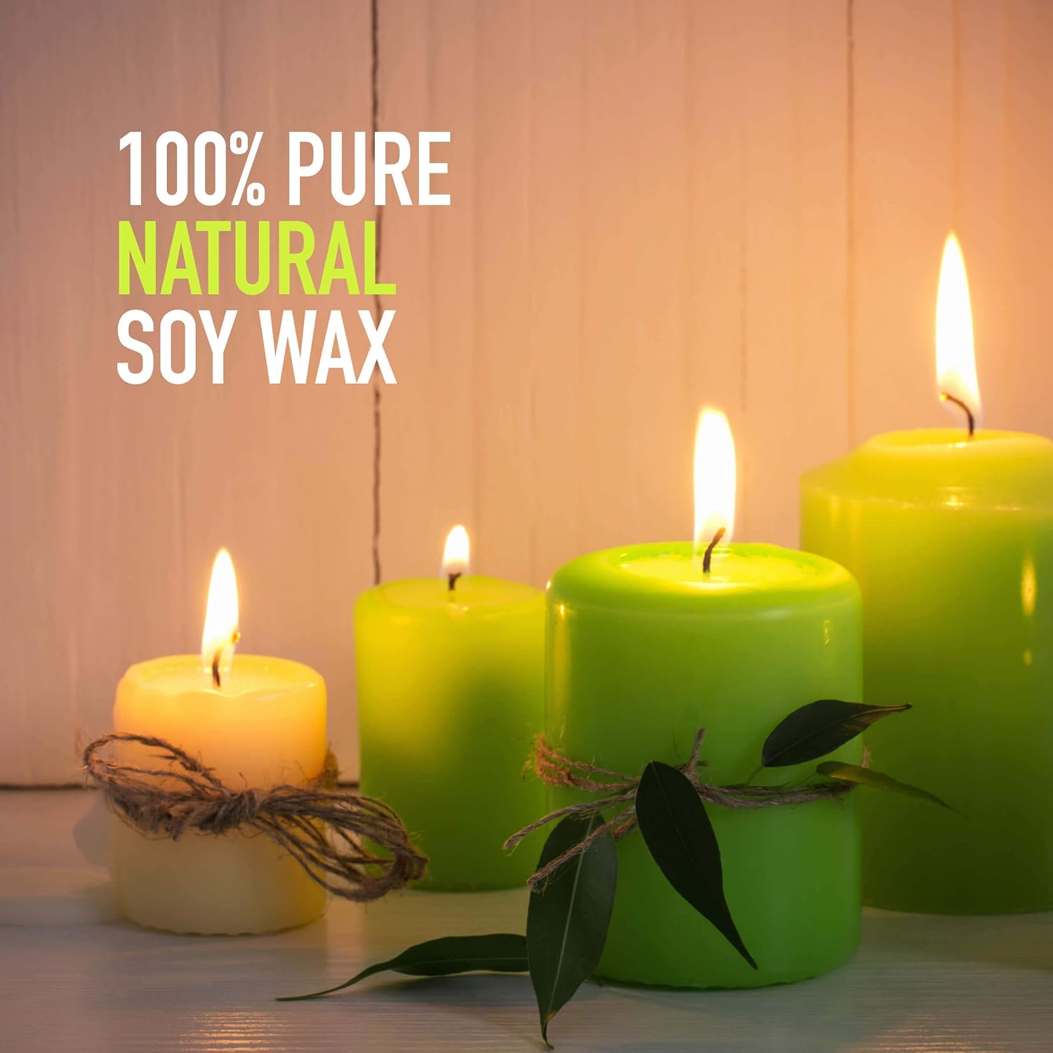 Oraganix 10 Lbs Soy Wax DIY Candle Kit