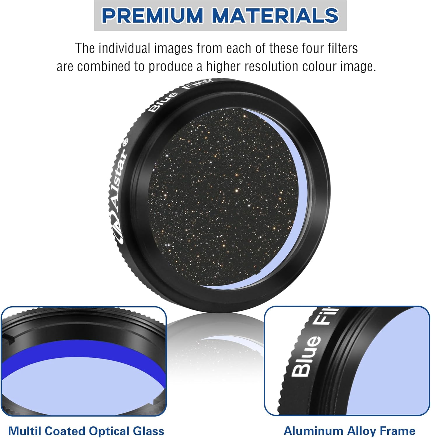 Alstar Deluxe LRGB Telescope Filter Set