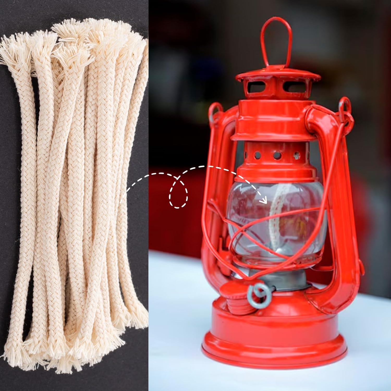 15 PCS 14 Inch Cotton Braided Candle Wicks