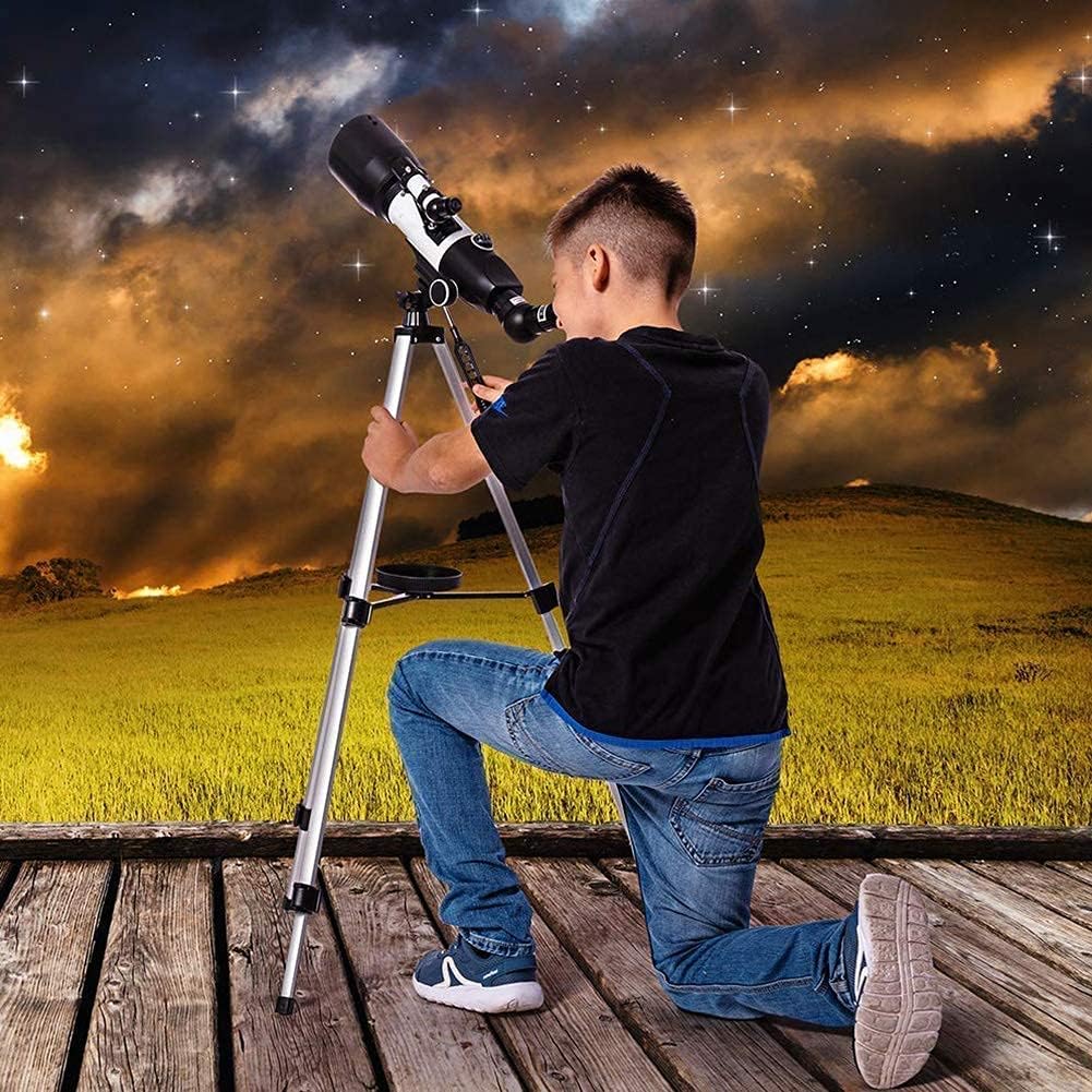 Portable 350mm Refractor Telescope for Moon and Planet Viewing