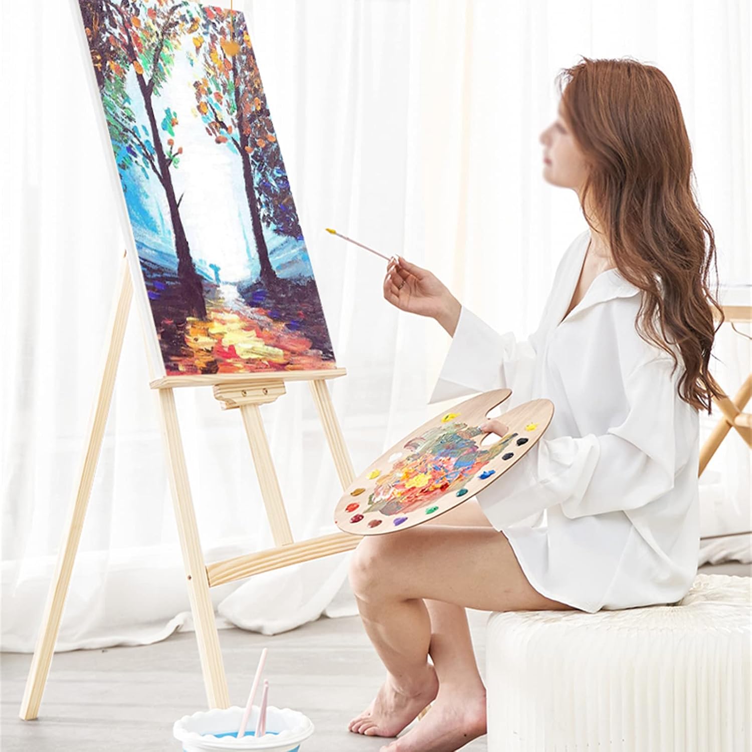 15m Adjustable Folding A-Frame Easel