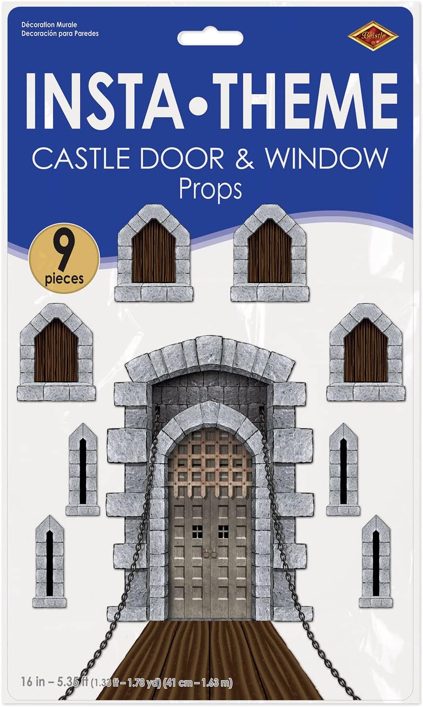 Beistle Castle Door And Window Props For Parties