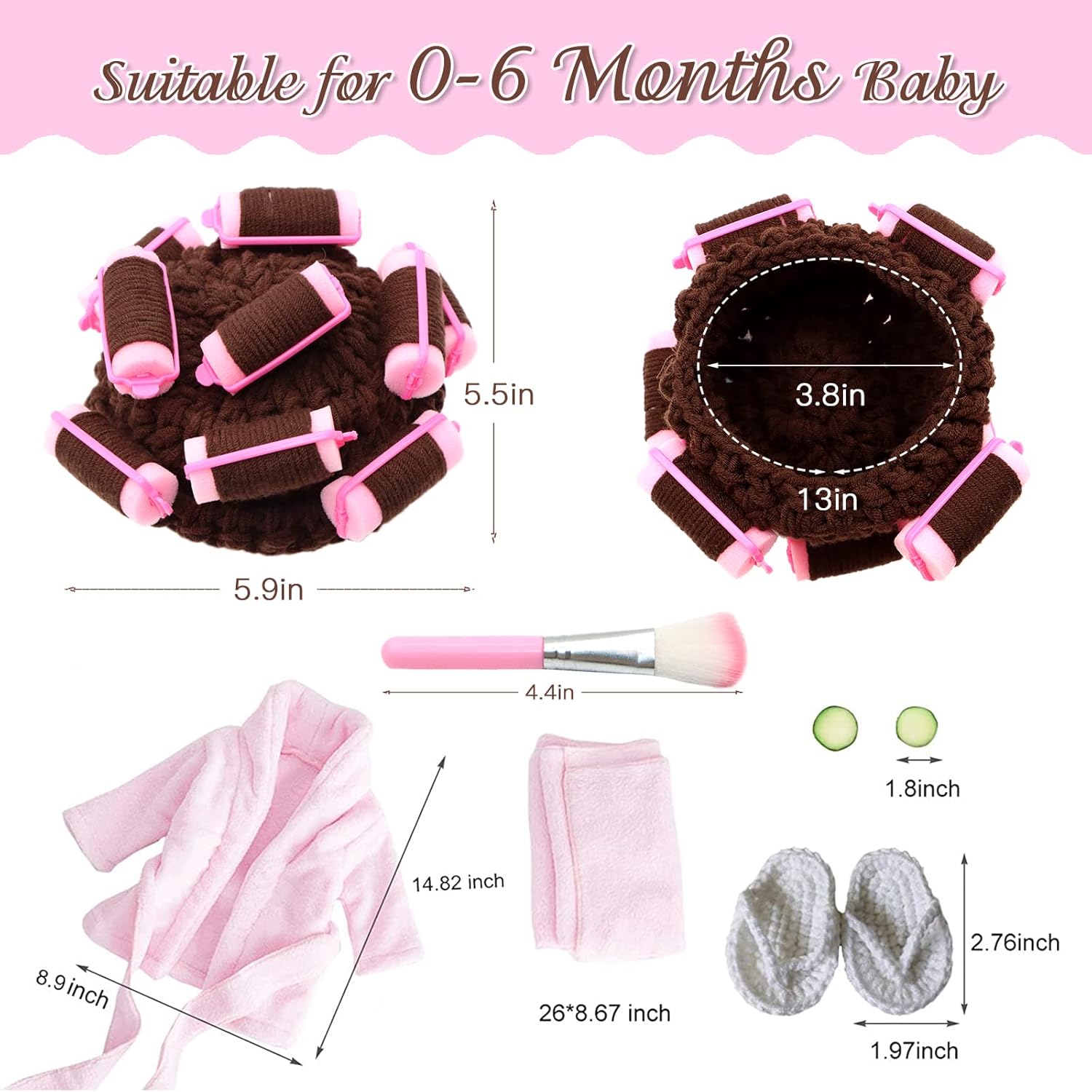 SPOKKI Newborn Photography Props Set for Baby Photoshoot