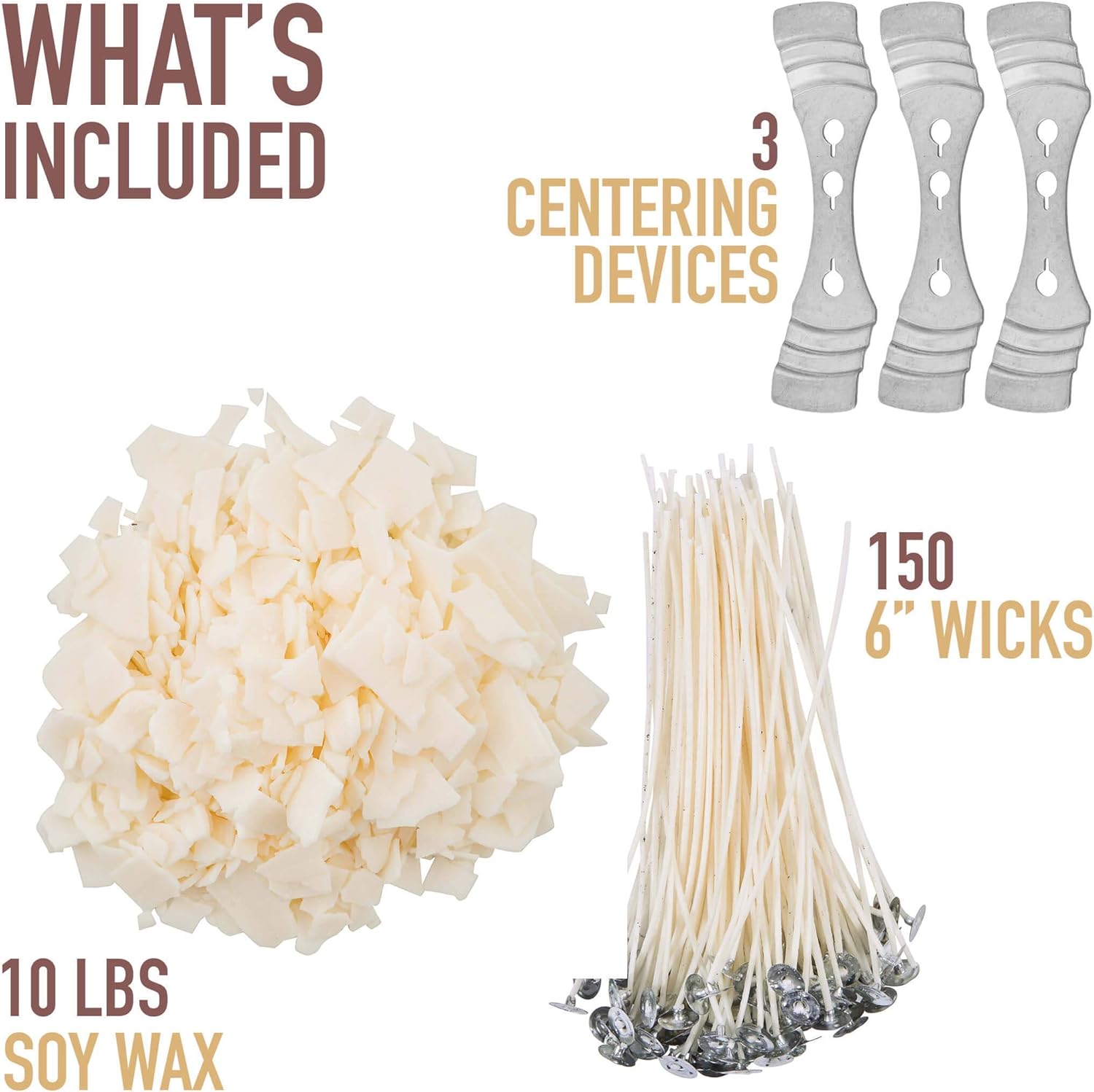 Oraganix 10 Lbs Soy Wax DIY Candle Kit
