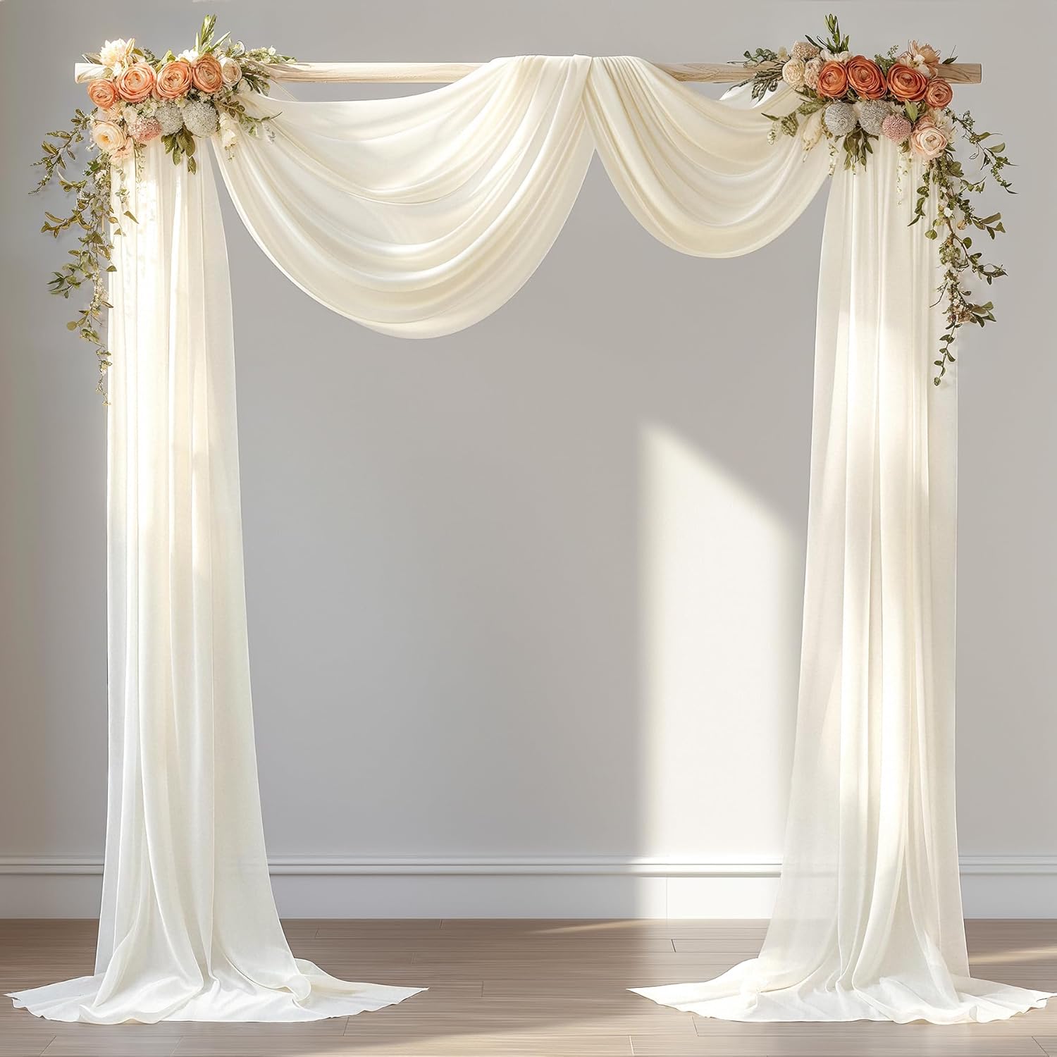 30 x 20ft Wedding Arch Draping Fabric Panel