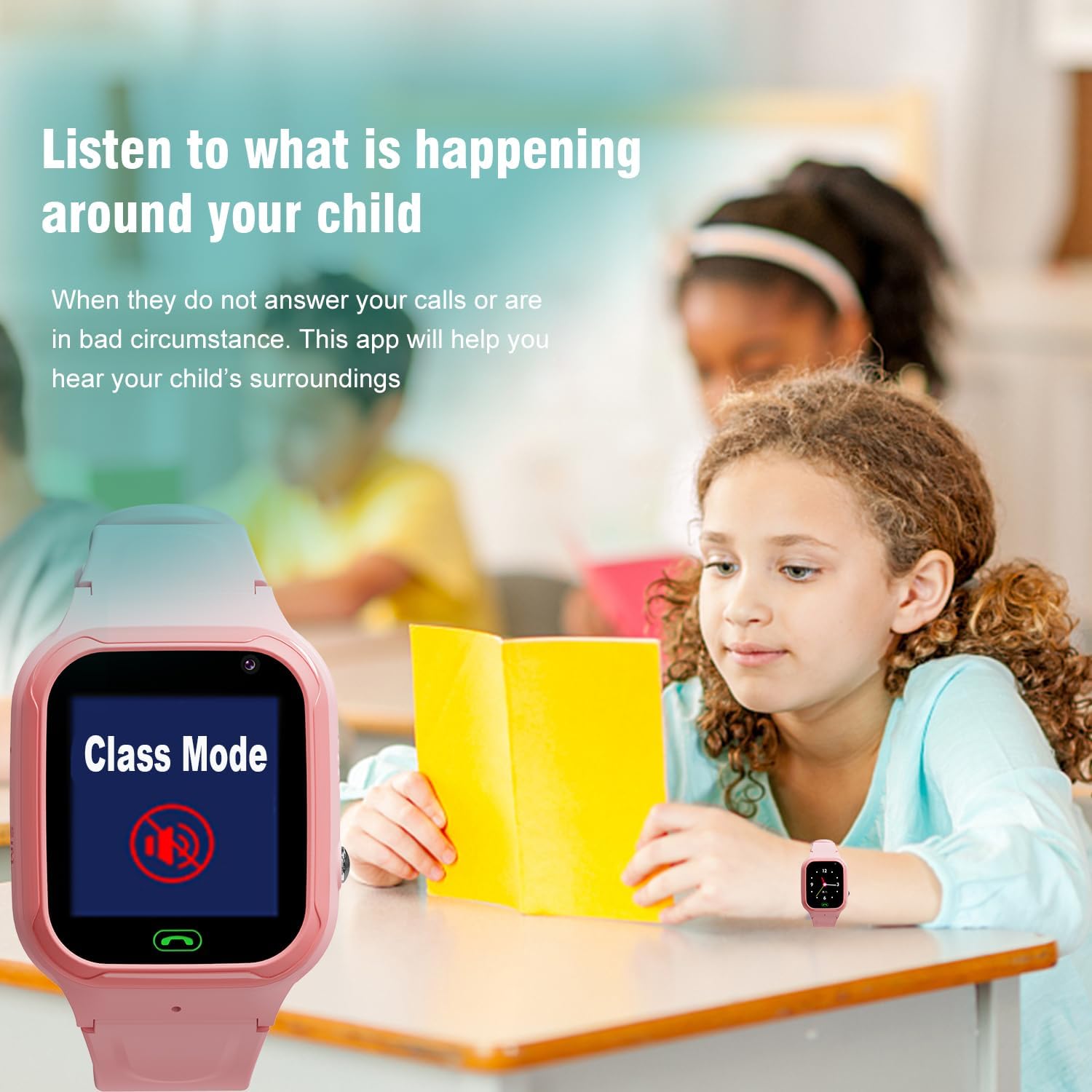 4G Kids Smart Watch with GPS Tracking and SOS Alarm