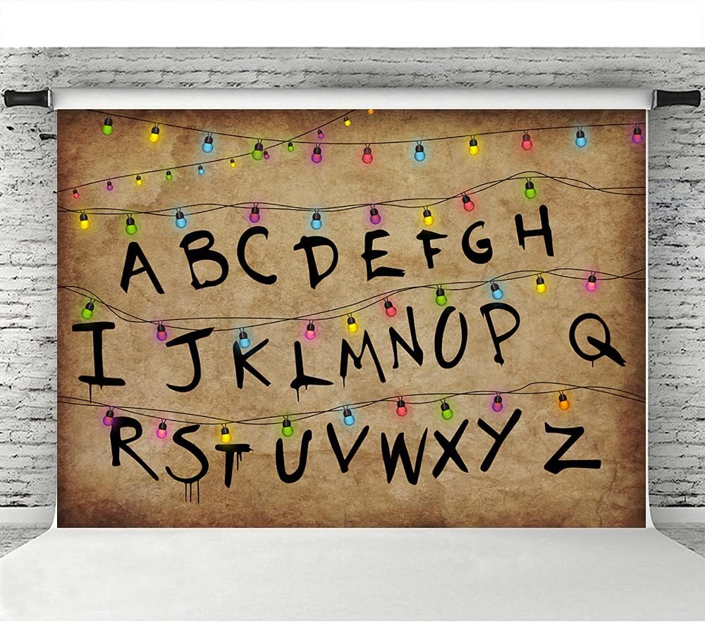 Lofaris Rustic Alphabet Backdrop for Photography