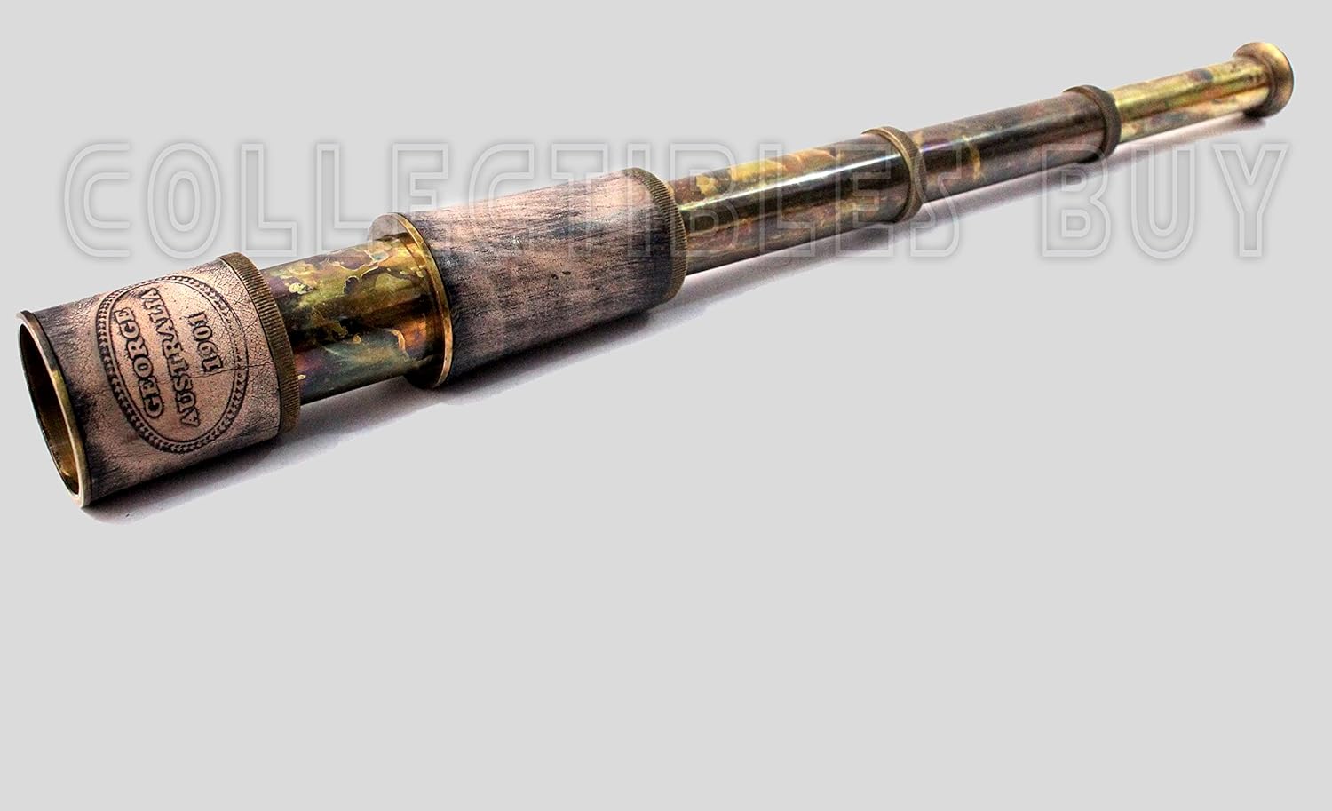 Single Barrel Brass Monocular for Bird Watching and Traveling