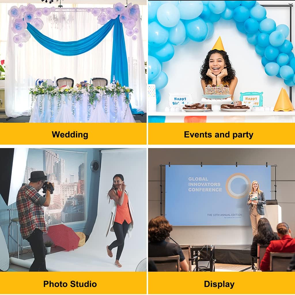 CPLIRIS Adjustable Backdrop Stand for Parties and Photography