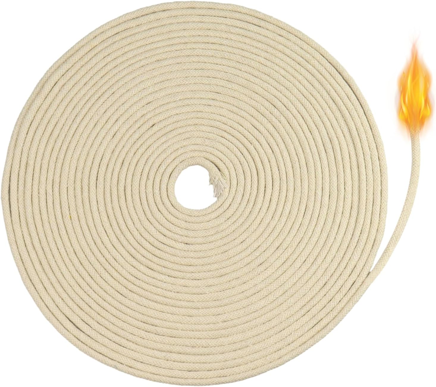 328 Ft Braided Cotton Candle Wicks for Kerosene Alcohol Lamps