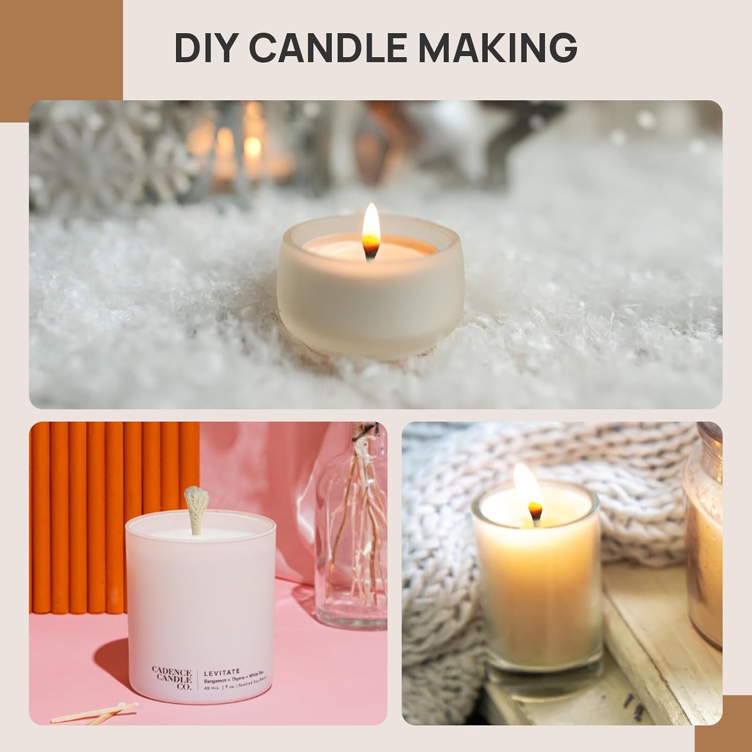328 Ft Braided Cotton Candle Wicks for Kerosene Alcohol Lamps