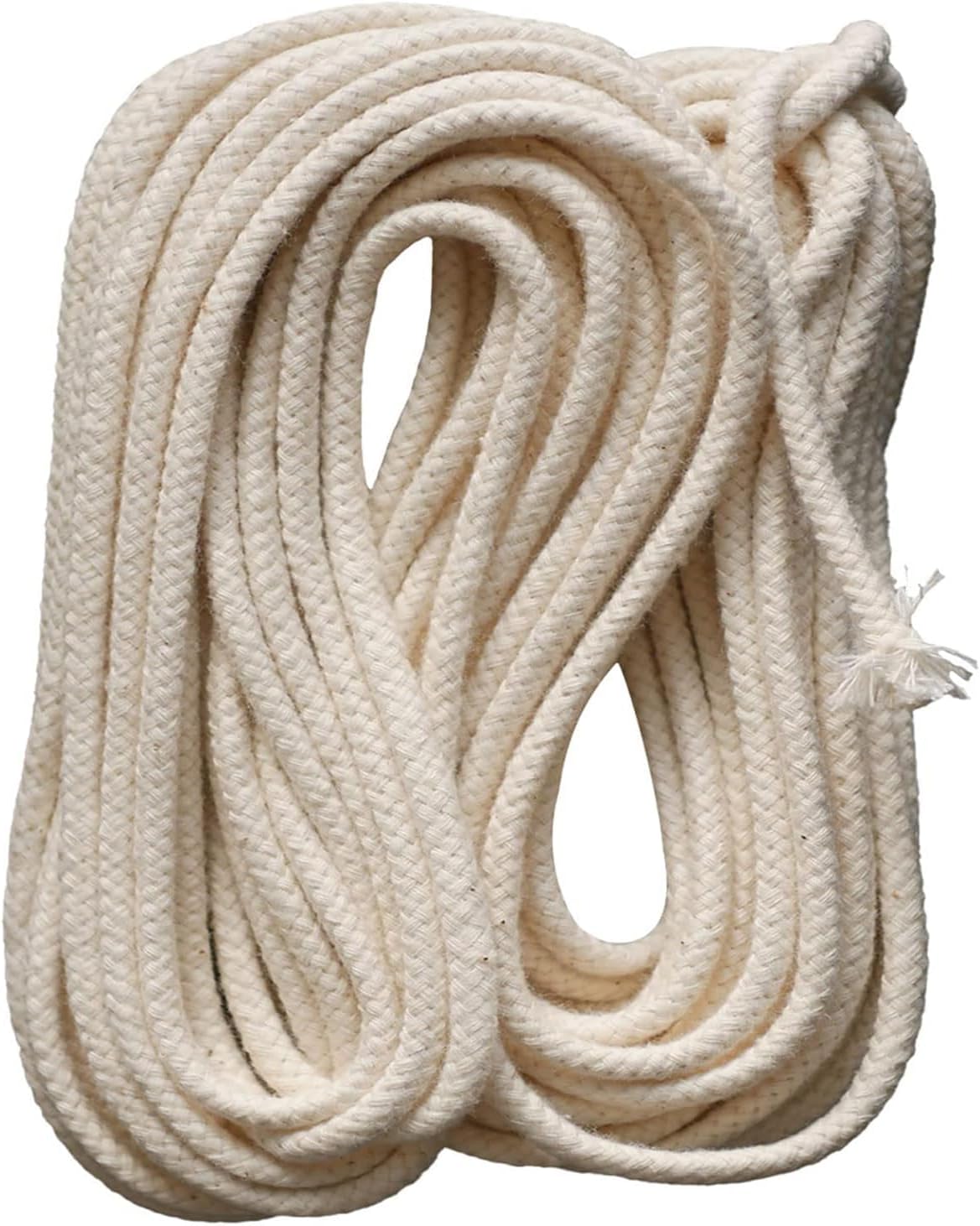 10ft Cotton Oil Lamp Wicks 14 Inch Round 6mm 250 Ply Solid Braided