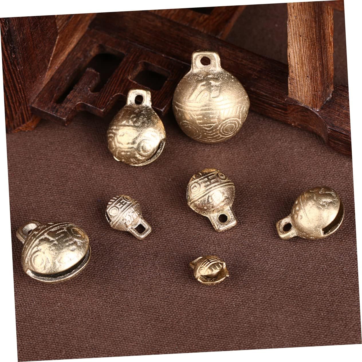 STOBOK 30pcs Colorful Metal Christmas Bells