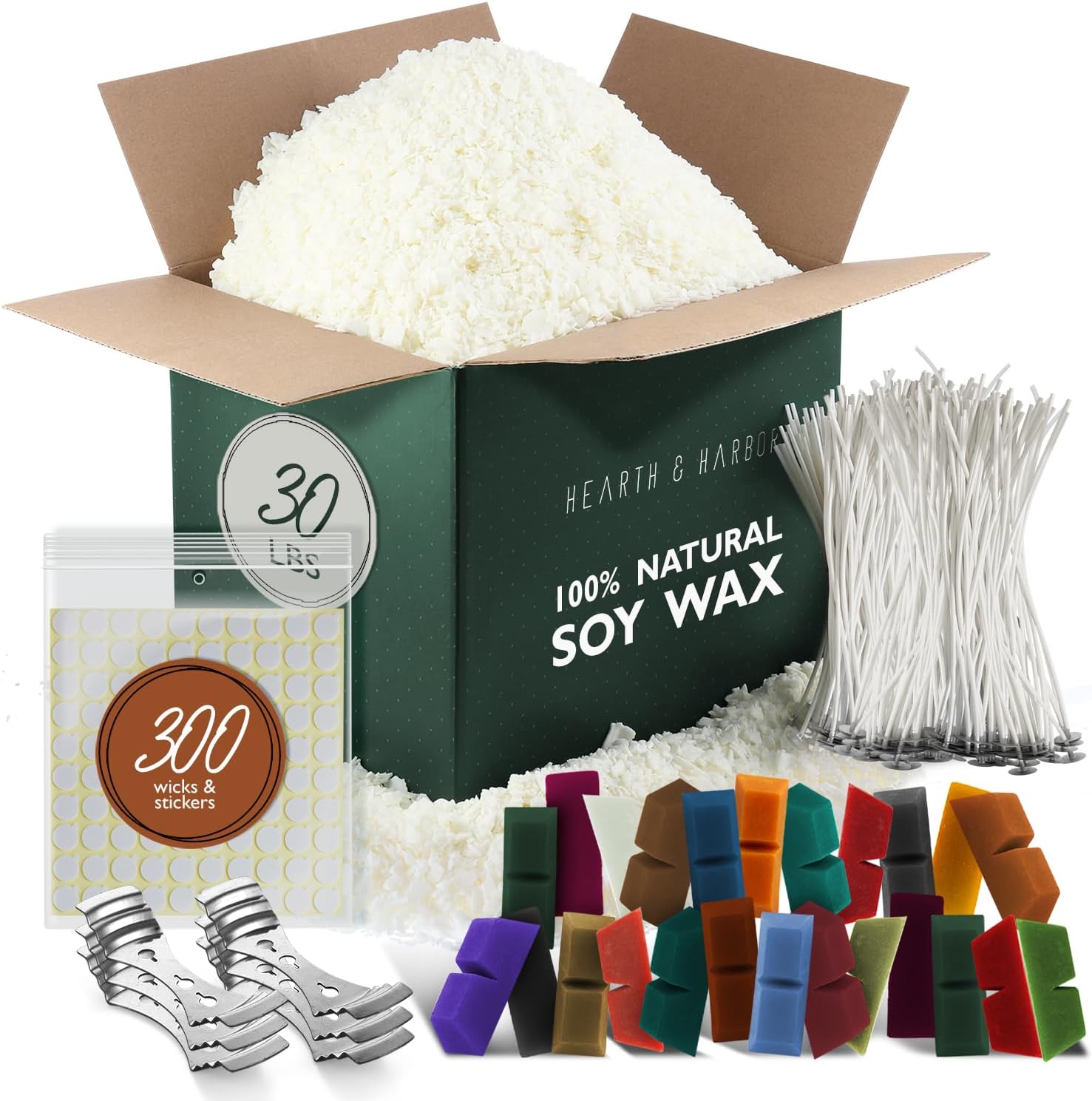 Hearth Harbor Soy Wax and Candle Making Kit