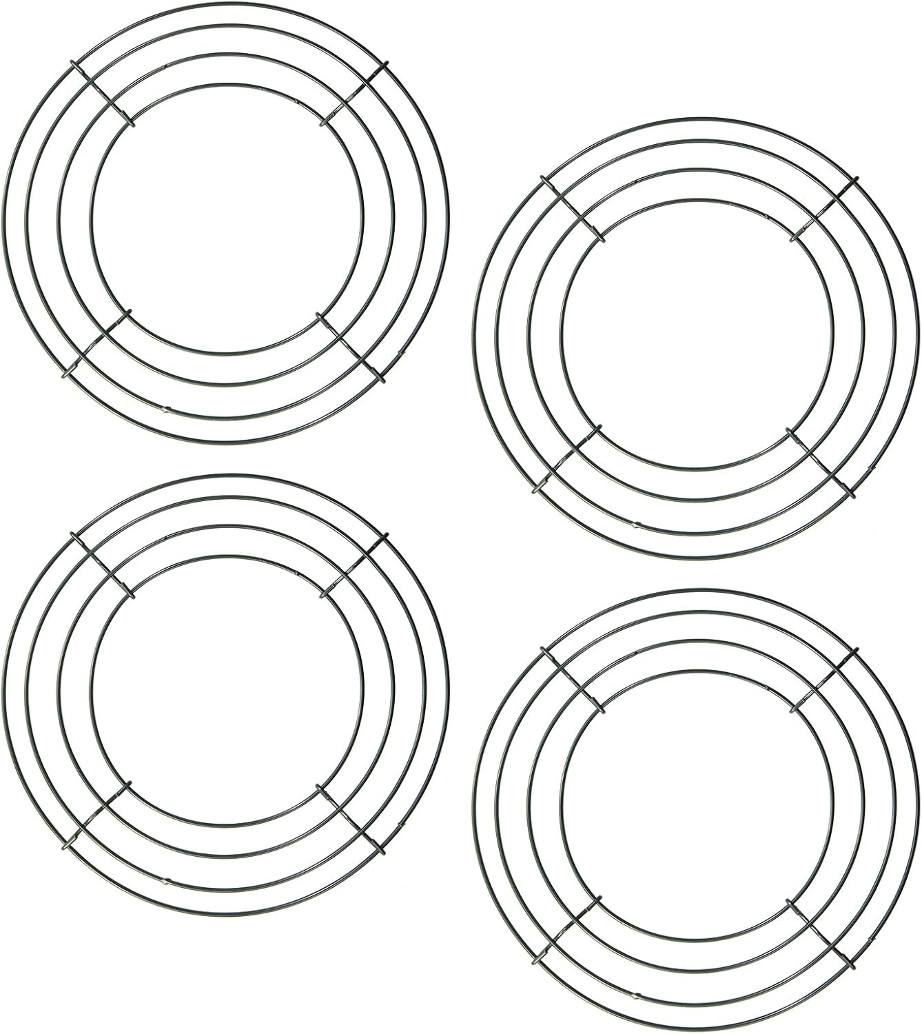UND 8 Inch Green Wire Wreath Frame for Crafting