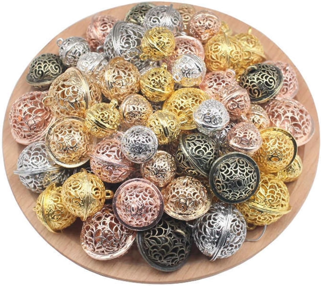 Rose Gold Metal Bells for Wedding and Festival Decor