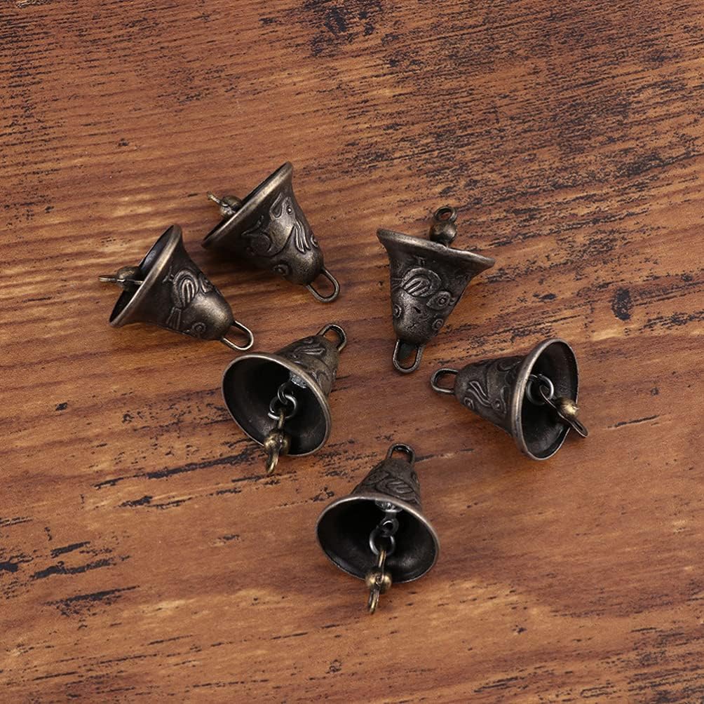 DOITOOL 20PCS Mini Craft Bells for Decorations