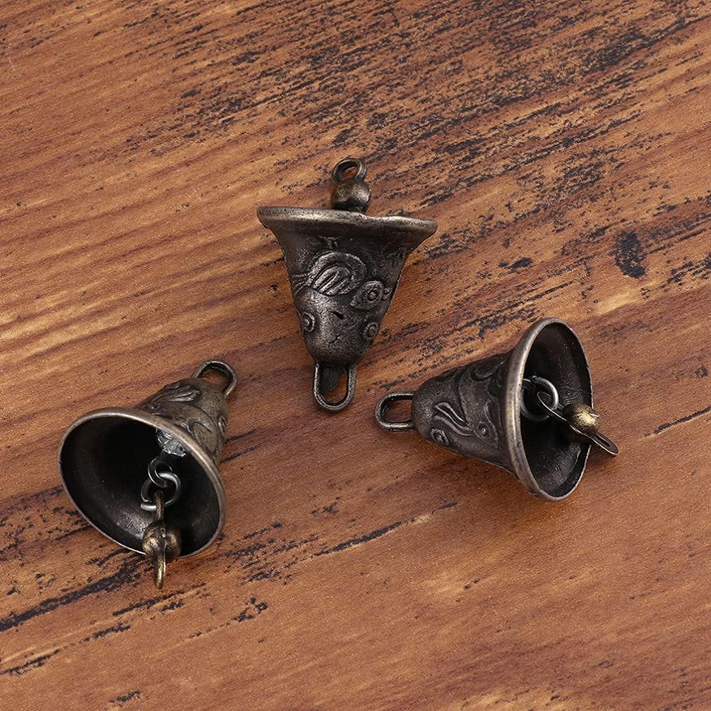 DOITOOL 20PCS Mini Craft Bells for Decorations