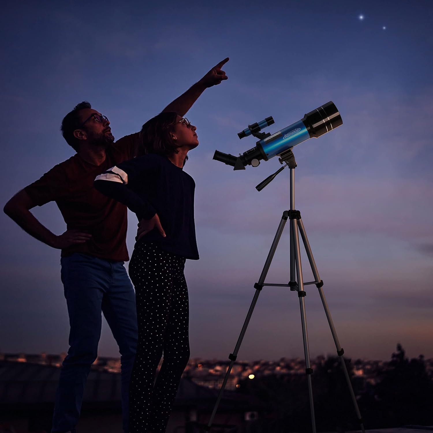 AOMEKIE 40070 70mm Telescope with Tripod and Phone Adapter