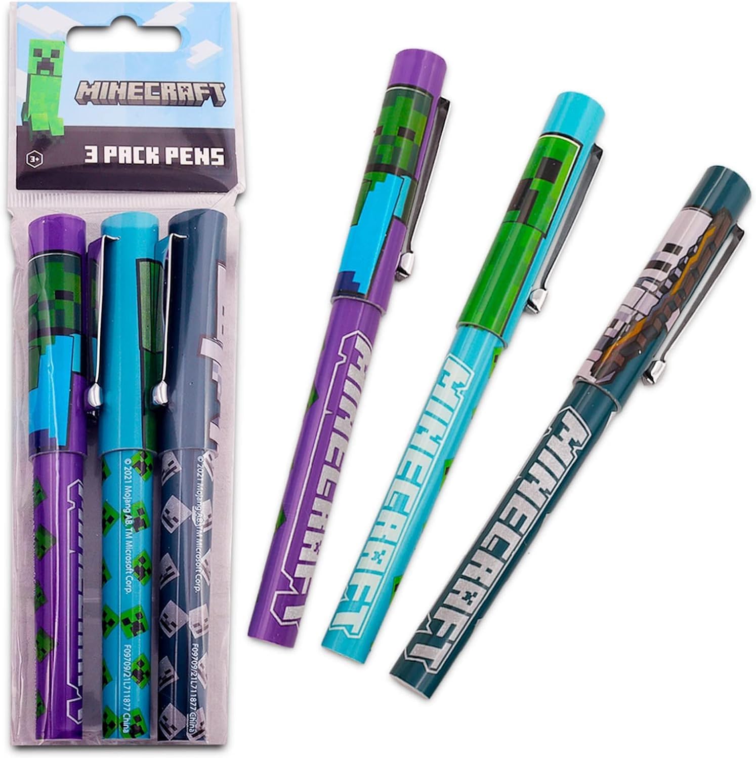 Minecraft Party Favors Set 12 Pc Pens