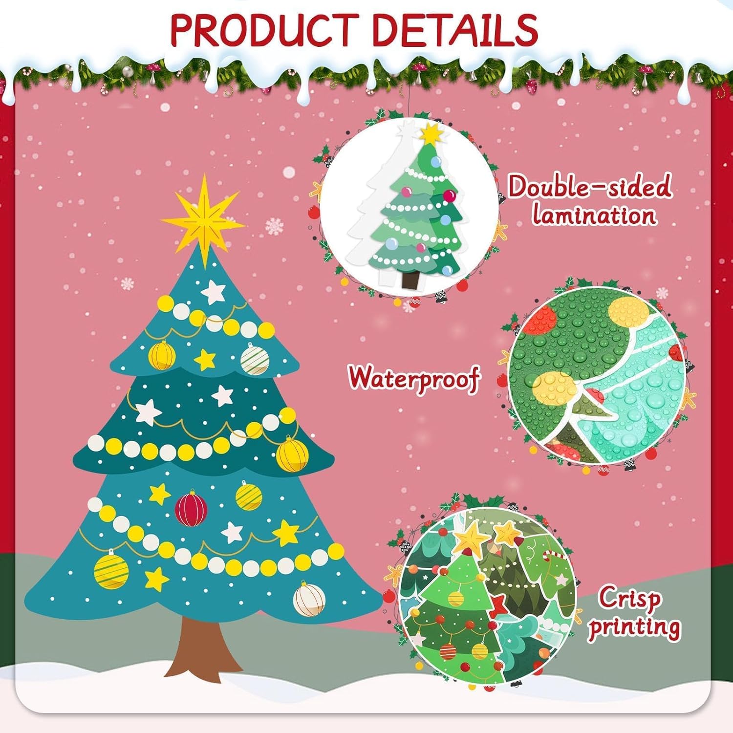 Christmas Bulletin Board Classroom Decorations Set