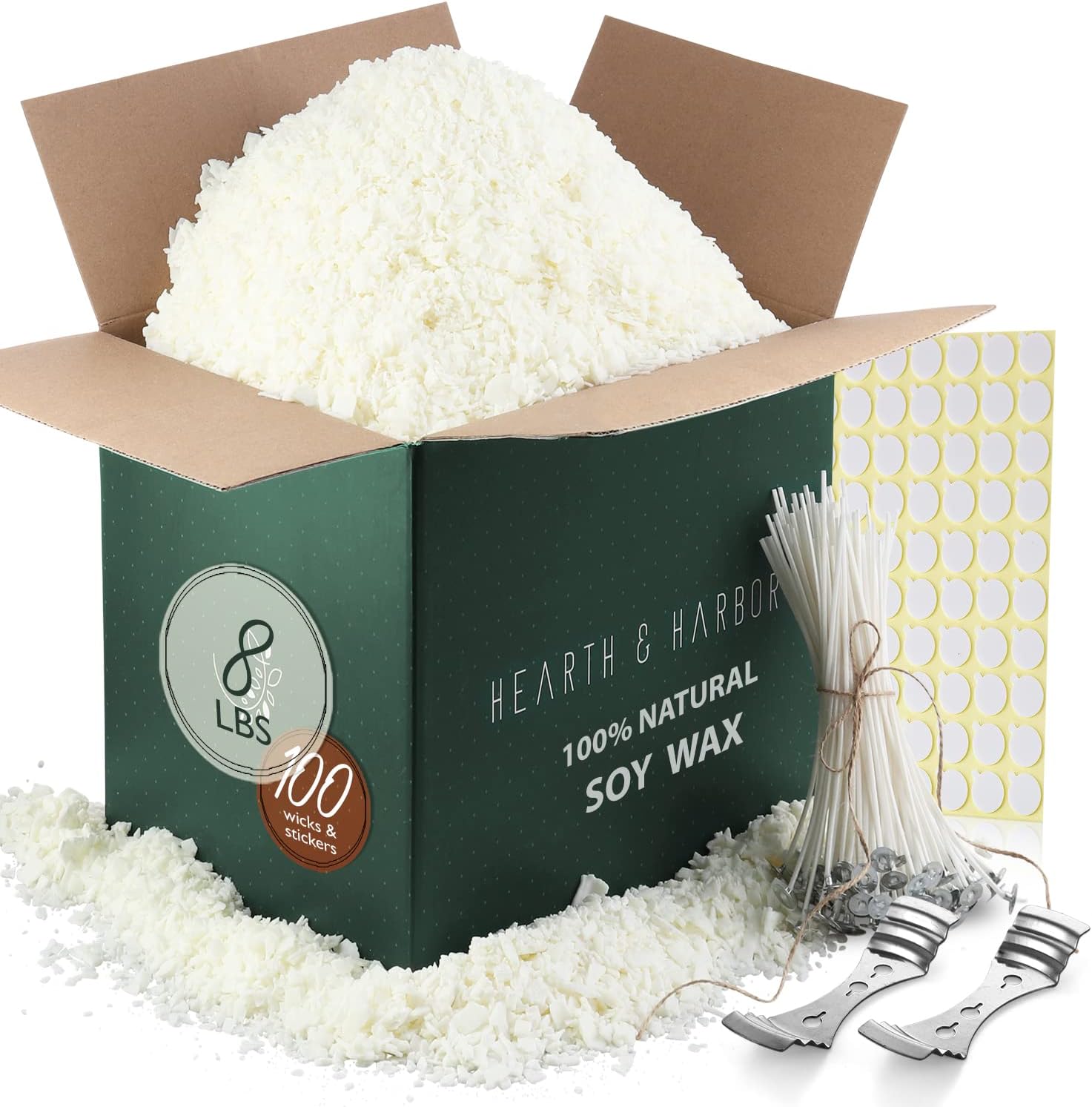 Hearth Harbor Soy Candle Wax Kit 8 lb Bag